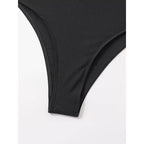 Damen Einteiler Badeanzug mit eleganten Überwurf-Details R&B