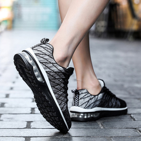 Damen Leistungsfähige Laufschuhe mit atmungsaktivem Mesh-Obermaterial und dämpfender Sohle R&B