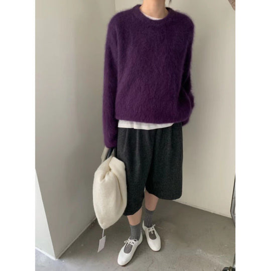 Damen kuscheliger Pullover mit Boxy-Schnitt R&B