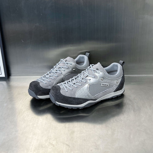 Damen Sportliche Wanderschuhe mit atmungsaktiver Netzstruktur und robustem Profil R&B