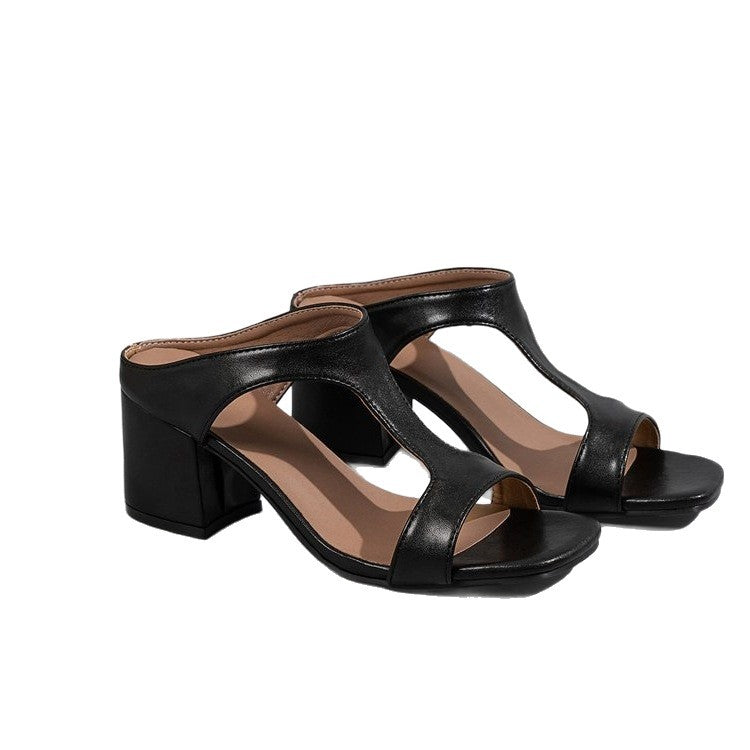Damen Komfortable Sandalen mit elegantem Blockabsatz R&B