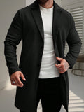Herren eleganter Wollmantel R&B