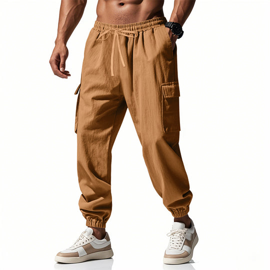 Herren Cargo-Hose mit elastischem Bund und praktischen Seitentaschen R&B