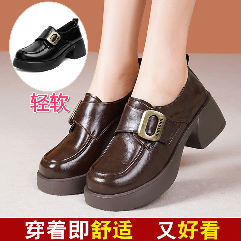 Damen Modische Sling-Pumps mit trendiger Schnallenverzierung und komfortablem Blockabsatz R&B