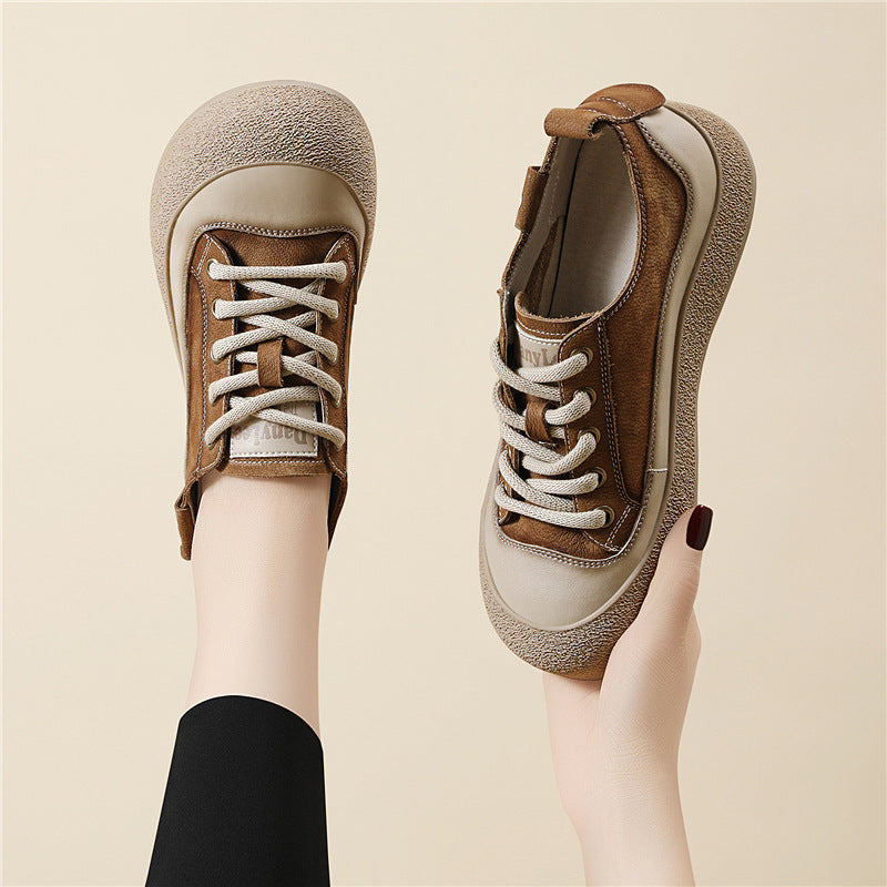 Damen modische und bequeme Freizeit-Schuhe mit elastischen Schnürsenkeln R&B