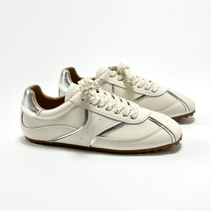 Damen Sportliche Lifestyle Sneakers mit elegantem Glanz R&B