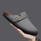 Damen elegante Clogs mit verstellbarem Riemen und rutschfester Sohle R&B