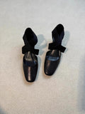 Damen Elegante Slingback-Pantoletten mit modischem Kreuzband R&B