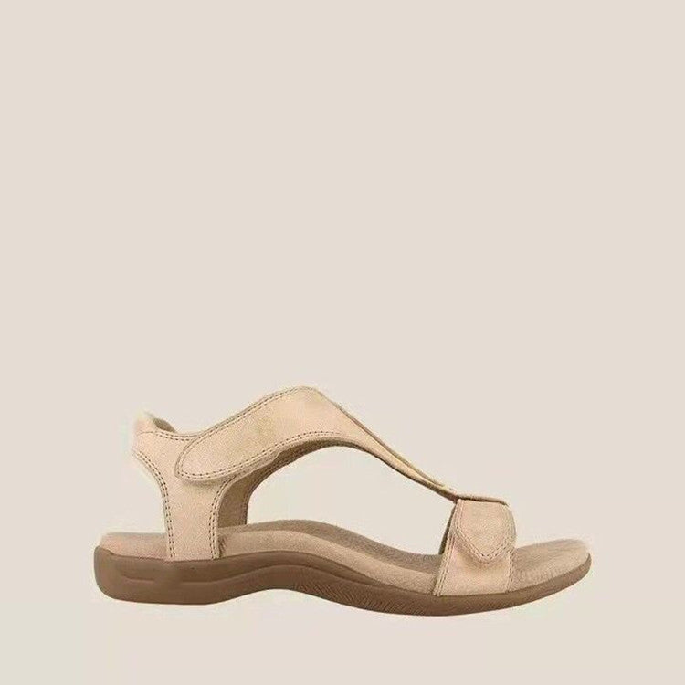 Damen Sandalen mit verstellbaren Riemen und anatomischem Fußbett R&B