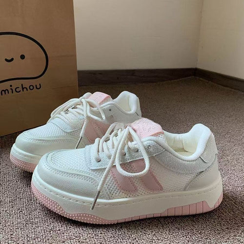 Damen Atmungsaktive Sneakers mit reflektierenden Akzenten und rutschfester Sohle R&B