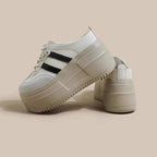 Damen Plateau-Sneaker mit sportlichem Design und optimaler Dämpfung R&B