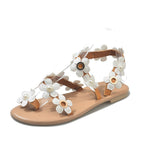Damen Sandalen mit floralen Akzenten und rutschfester Sohle R&B