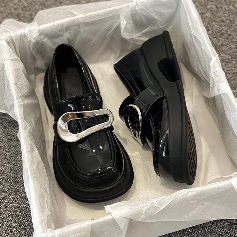 Damen Komfortable Slipper mit glänzender Schnallenverzierung R&B