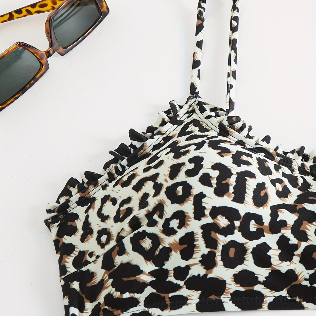 Damen Bunte Bikini Oberteil und Unterteil R&B