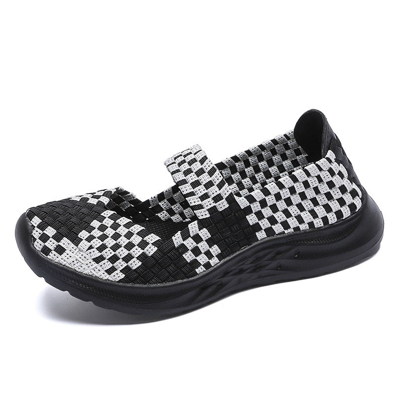 Damen Atmungsaktive Freizeitschuhe mit elastischem Riemen R&B