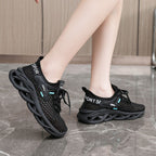 Damen Sportliche Sneaker mit atmungsaktiver Mesh-Oberfläche und dämpfendem Profil R&B