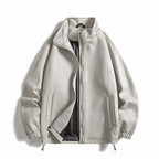 Herren Fleecejacke mit elastischen Bündchen und praktischen Taschen R&B