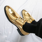 Damen Elegante und glänzende Schnürschuhe R&B