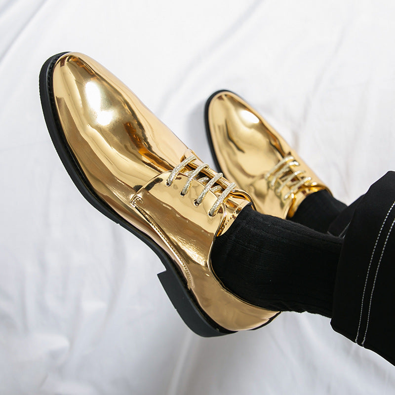 Damen Elegante und glänzende Schnürschuhe R&B