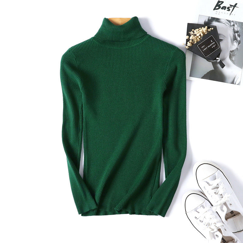 Damen Rollkragenpullover im feinen Rippenstrick R&B