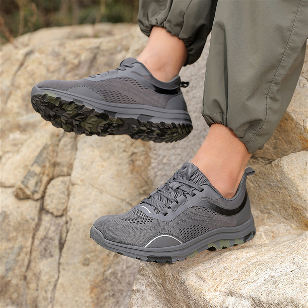 Herren Atmungsaktive Fitness-Laufschuhe mit Stoßdämpfung R&B