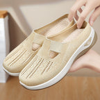 Damen Slip-On Freizeitschuhe mit atmungsaktivem Obermaterial und rutschfester Sohle R&B