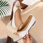 Damen Atmungsaktive und modische Slip-On Ballerinas R&B