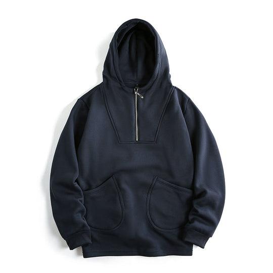 Herren Kapuzenpullover mit innovativem Reißverschluss und komfortabler Passform R&B