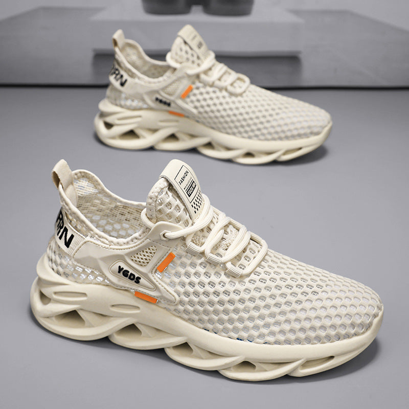 Damen Sportliche Sneakers mit atmungsaktiver Mesh-Oberfläche und flexibler Sohle R&B