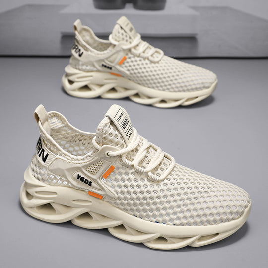 Damen Sportliche Sneakers mit atmungsaktiver Mesh-Oberfläche und flexibler Sohle R&B