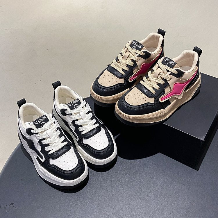 Damen sportliche Sneaker mit strapazierfähigem Obermaterial und dämpfender Sohle R&B