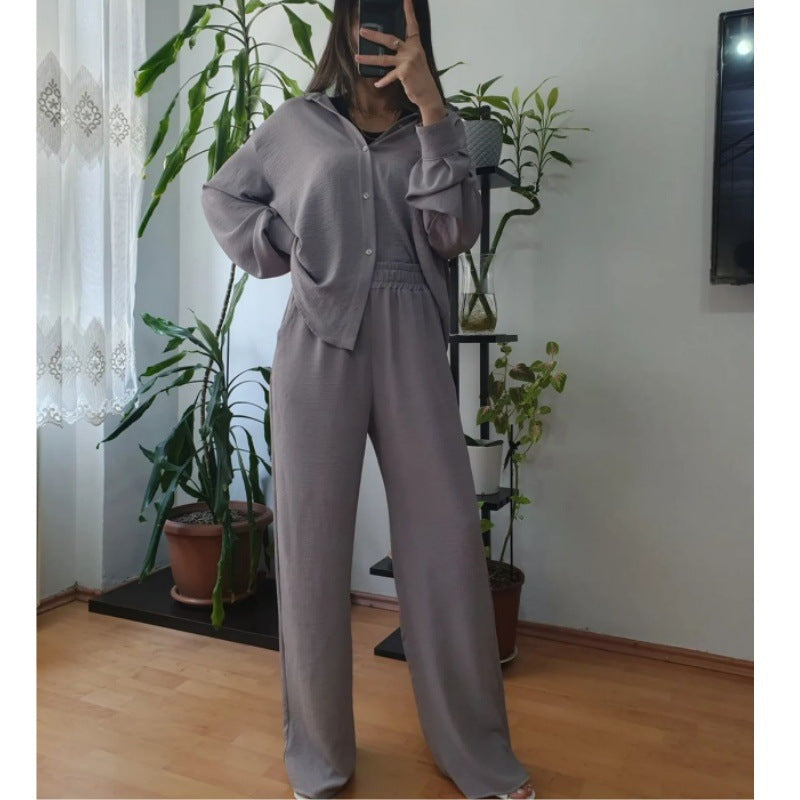 Damen lässiges und elegantes Blazer-Hosen-Ensemble R&B