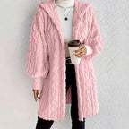 Damen Kapuzenjacke aus luxuriösem Fleece