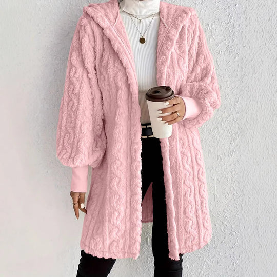 Damen Kapuzenjacke aus luxuriösem Fleece R&B