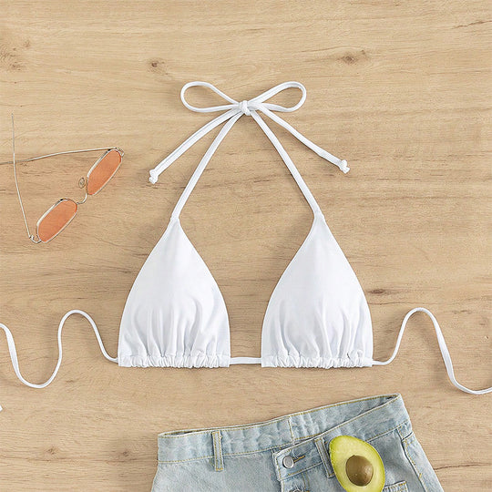 Damen Triangel-Bikini mit verstellbaren Trägern und raffiniertem Schnitt R&B