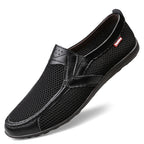 Damen atmungsaktive Slip-On Freizeitschuhe mit rutschfester Sohle