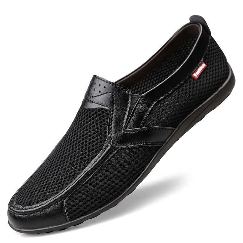 Damen atmungsaktive Slip-On Freizeitschuhe mit rutschfester Sohle