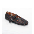 Damen Ballerinas mit perforiertem Design und verstellbarem Riemen R&B
