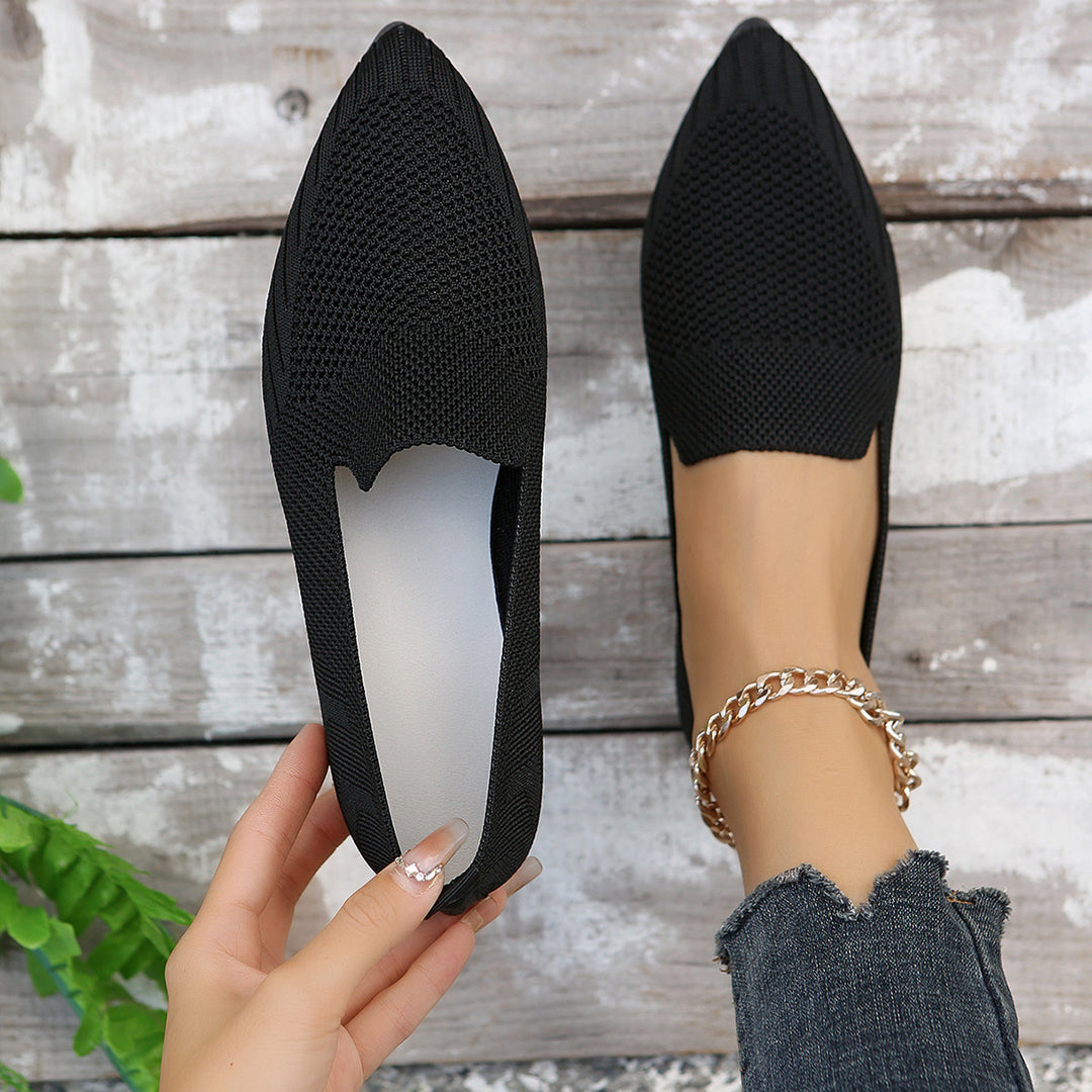 Damen Atmungsaktive Slip-On Ballerinas R&B