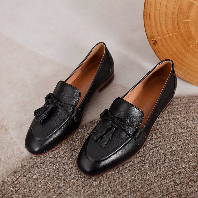 Damen Mokassins mit modischen Quasten und eleganter Sohle R&B