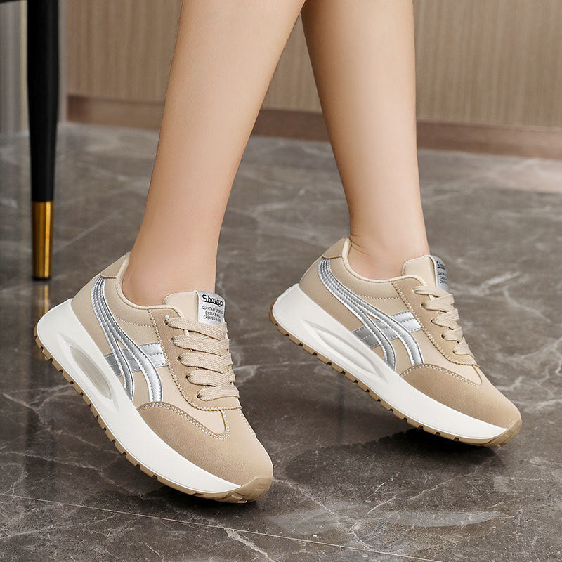 Damen Sportliche Sneakers mit dämpfendem Sohlenprofil und robustem Obermaterial R&B