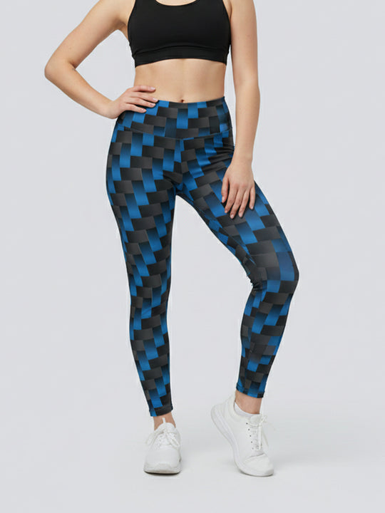 Damen Sportlegging mit stilvollem grafischen Design R&B