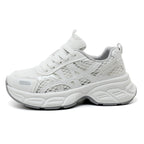 Damen Sportliche Mesh-Sneaker mit atmungsaktiver Laufsohle R&B