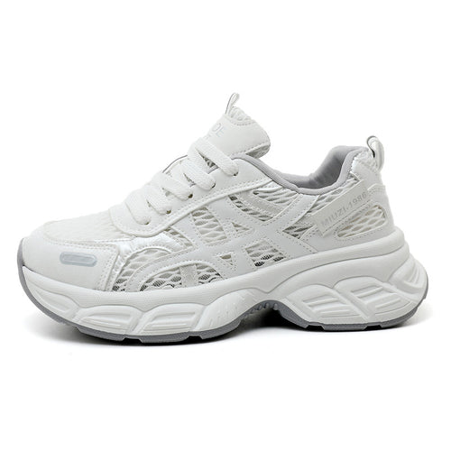 Damen Sportliche Mesh-Sneaker mit atmungsaktiver Laufsohle R&B