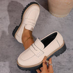 Damen Slipper im eleganten Mokassin-Stil mit rutschfester Profilsohle R&B