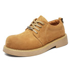 Damen Modische Schnürschuhe aus weichem Wildleder mit stabiler Sohle R&B