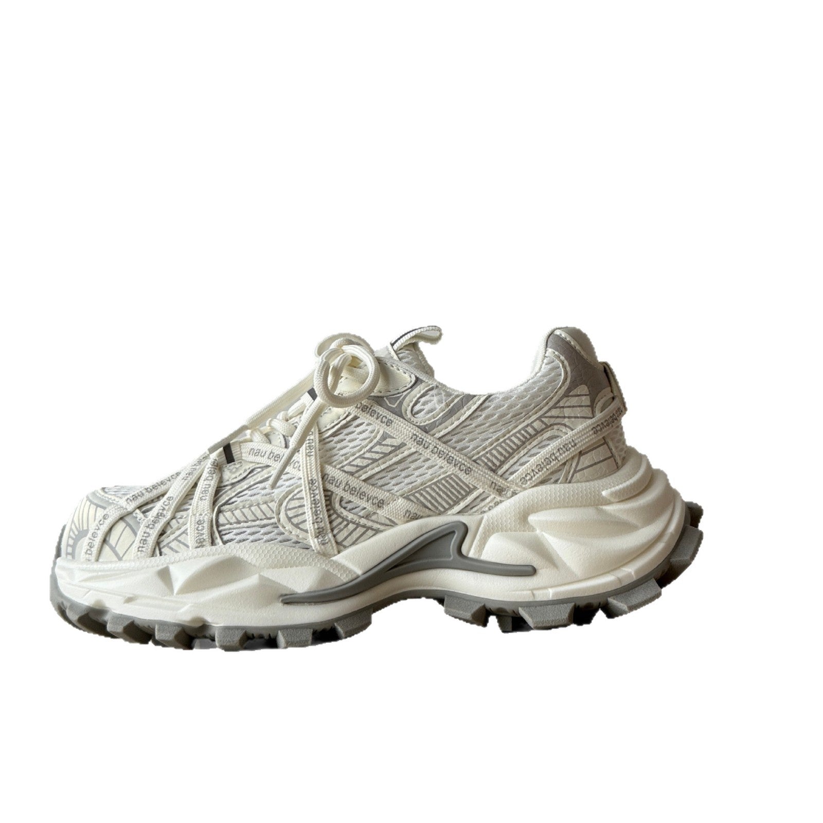 Damen Sportschuhe mit atmungsaktiver Mesh-Oberfläche und einzigartiger Bodenstruktur