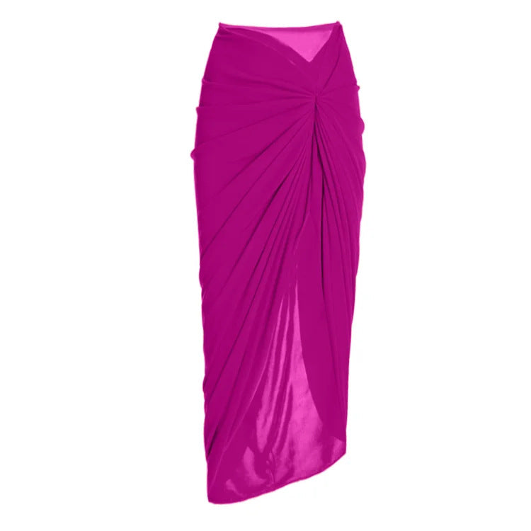 Damen Badeanzug mit asymmetrischem Rüsschendesign R&B