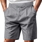 Damen bequeme Sweatshorts mit verstellbarem Bund und Seitentaschen R&B