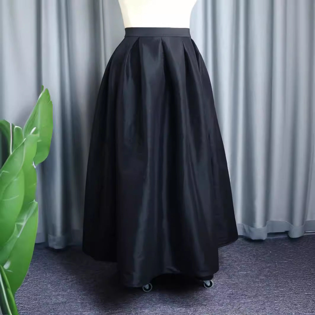 Damen Eleganter Maxirock mit Faltenwurf R&B